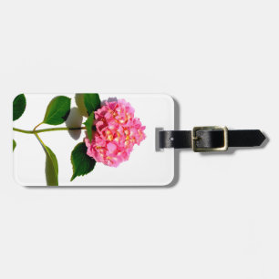 Étiquette À Bagage Fleur rose rose rose Hydrangea