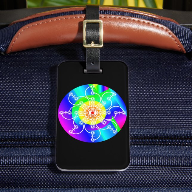 Étiquette À Bagage Fleur soleil (Insitu Rectoal 2)