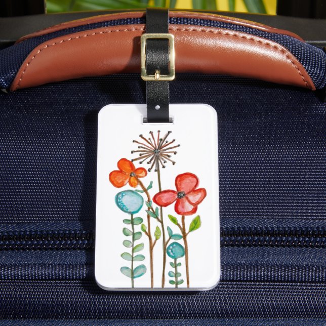 Étiquette À Bagage Fleurs (Insitu Rectoal 2)