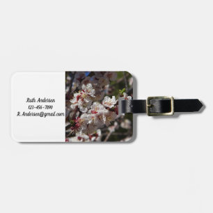 Étiquette À Bagage Fleurs de cerisiers