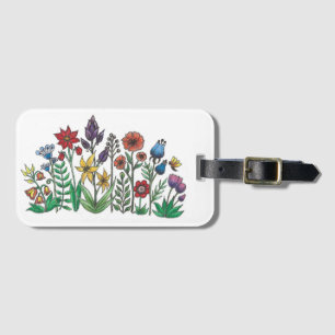 Étiquette À Bagage Fleurs, fleurs et plus de fleurs