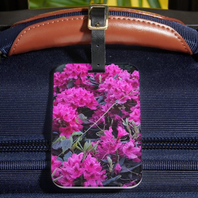 Étiquette À Bagage Fleurs roses Rhododendron (Insitu Rectoal 2)