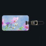 Étiquette À Bagage Fleurs sauvages Ciel bleu<br><div class="desc">Balise de bagage</div>