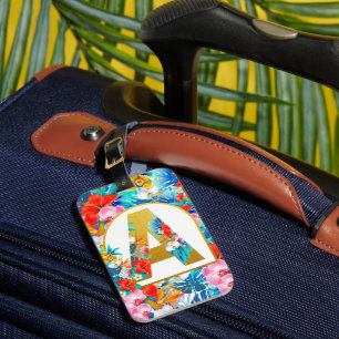 Étiquette À Bagage Fleurs tropicales Cadeaux de la fête nuptiale Mama