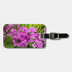 Étiquette À Bagage Fleurs violettes de San Francisco