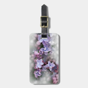 Étiquette À Bagage Floraison lilas