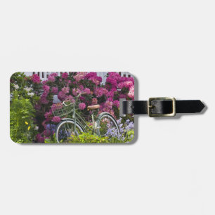 Étiquette À Bagage Floraison printanière spectaculaire, antique fanta