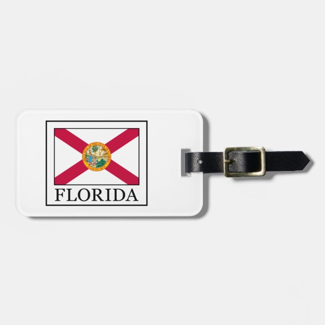 Étiquette À Bagage Floride (Devant horizontal)