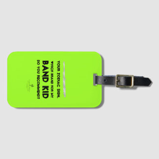 Étiquette À Bagage Flûtez votre signe Zodiaque Limon anti-ISO