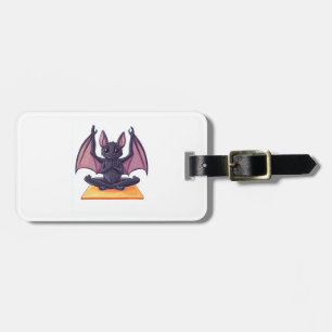 Étiquette À Bagage Flux de yoga de chauve-souris