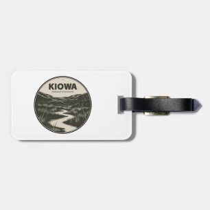Étiquette À Bagage Flux national des Prairies de Kiowa