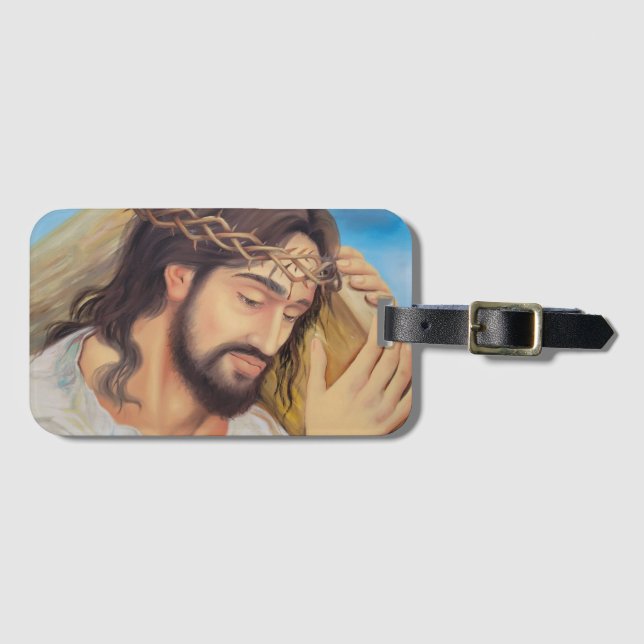 Étiquette À Bagage Foi chrétienne Jésus Christ (Devant Horizontal)