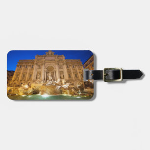 Étiquette À Bagage Fontaine de Trevi