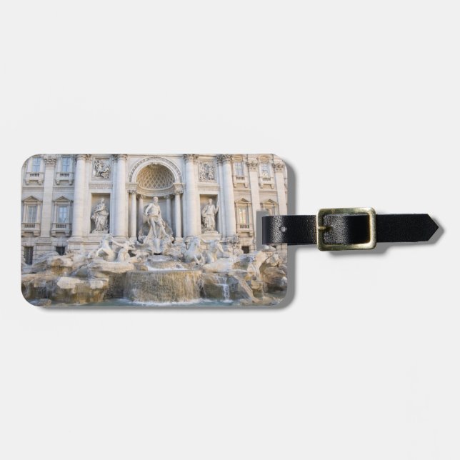 Étiquette À Bagage Fontaine de Trevi (Devant horizontal)
