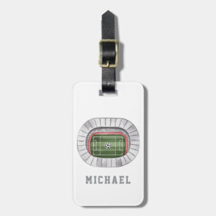 Étiquette À Bagage Football de balle de football moderne tendance per