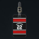 Étiquette À Bagage Football Jersey Novelty Nom personnalisé<br><div class="desc">Football Jersey Novelty Personnalisé Nom produits de sport thématiques de Ricaso</div>
