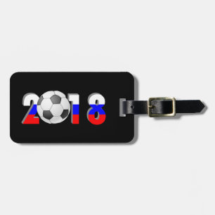 ÉTIQUETTE À BAGAGE FOOTBALL SOCCER 2018