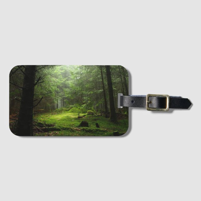 Étiquette À Bagage Forêt de Sterious (Devant Horizontal)