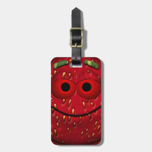 Étiquette À Bagage Fraise drôle