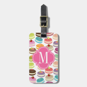 Étiquette À Bagage Français Macarons personnalisé
