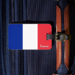 Étiquette À Bagage France Balises de bagage, drapeau patriotique fran<br><div class="desc">Balise bagage : Drapeau français & valise de vacances France,  étiquettes bagages - amour mon pays,  voyage,  patriotes nationaux / fans de sports</div>