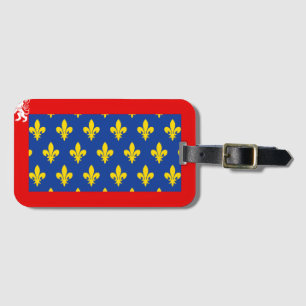 Étiquette À Bagage France Maine Flag Luggage Tag