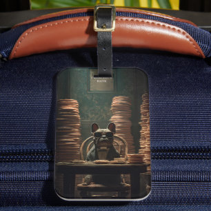 Étiquette À Bagage Frenchie's Bank : Biscuit Baron Art Print