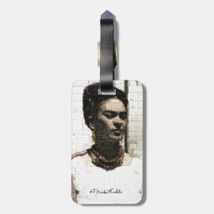 Étiquette À Bagage Frida Kahlo Portrait textile