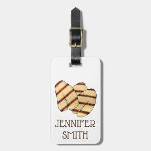 Étiquette À Bagage Fromage frit chypriote Halloumi Grilling Fromage v