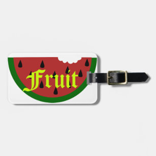 Étiquette À Bagage Fruit Sweet Smoothie Watermelon Dessert Destinée