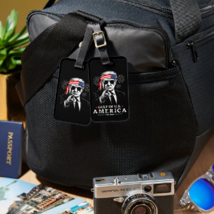 Étiquette À Bagage Funny Trump Golfe Des USA Amérique 2025 4 juillet