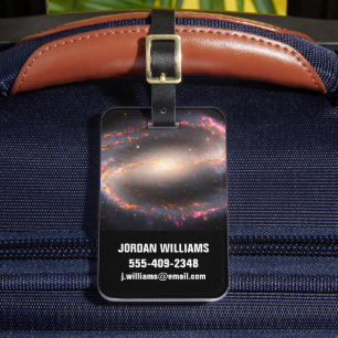 Étiquette À Bagage Galaxie Spirale Ngc 1300.