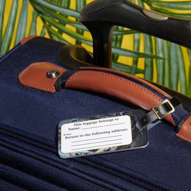 Étiquette À Bagage Galaxy acrylique pour inspiré (Insitu Rectoal 3)