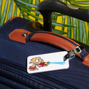 Étiquette À Bagage Garçon avec pistolet à eau Été Amusement