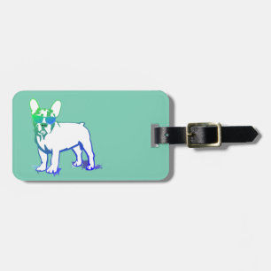 Étiquette À Bagage Garçon French Bulldog le plus cool
