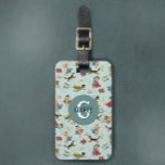 Étiquette À Bagage Garçons Cool Superhero Monogramme et nom Enfants<br><div class="desc">Ce modèle cool et moderne bleu personnalisé pour enfants avec étiquette de bagage dispose d'un motif de super-héros bleu, avec quatre figurines de super-héros, un super chien, des sons de bande dessinée, des boulons éclairants et des étoiles. Il y a aussi de l'espace pour ajouter votre nom de garçon et...</div>