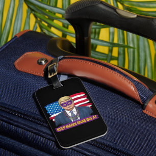 Étiquette À Bagage Garder Mardi Gras Grand Drôle Trump Mardi Gras 202