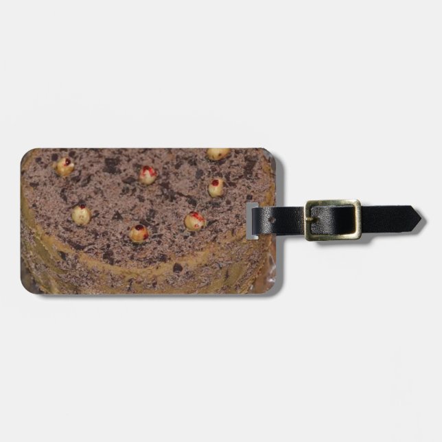 Étiquette À Bagage gâteau à la carotte (Devant horizontal)