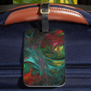 Étiquette À Bagage Genesis Nova Art Abstrait