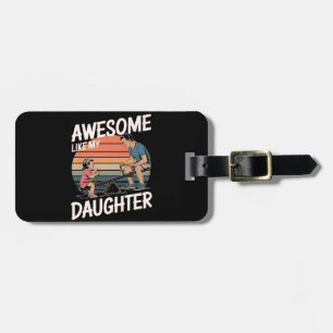 Étiquette À Bagage génial Comme Ma Fille