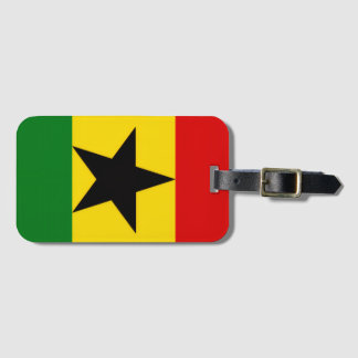 Étiquette À Bagage Ghana Flag
