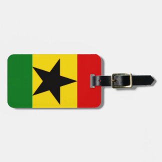 Étiquette À Bagage Ghana Flag