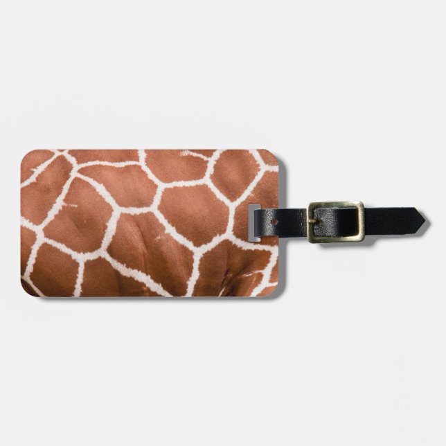 Étiquette À Bagage Girafe (Devant horizontal)