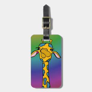 Étiquette À Bagage Girafe