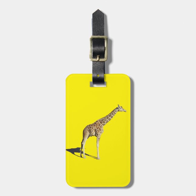 Étiquette À Bagage Giraffe (Devant Vertical)
