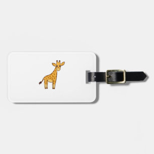 Étiquette À Bagage Giraffe de dessin I Enfants I Toddler Giraffe