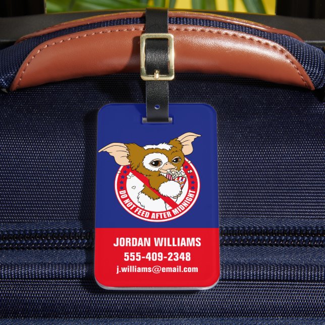 Étiquette À Bagage Gizmo | Ne Pas Se Nourrir Après Minuit (Insitu Rectoal 2)