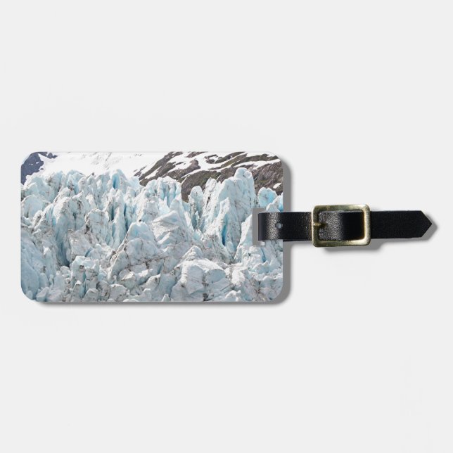 Étiquette À Bagage Glacier de transport, Alaska, Etats-Unis (Devant horizontal)