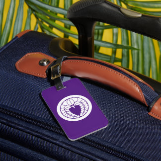 Étiquette À Bagage Glycine pendante en cercle