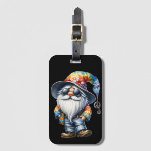 Étiquette À Bagage Gnome Hippie